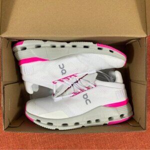 New On Cloud Cloudnova "Barbie" Women Pink Shoes White
